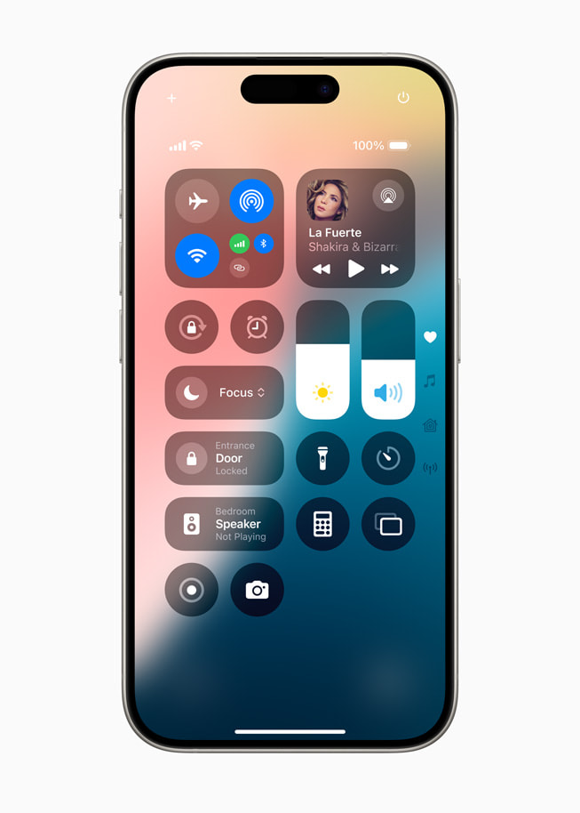 iOS 18 Центр управления